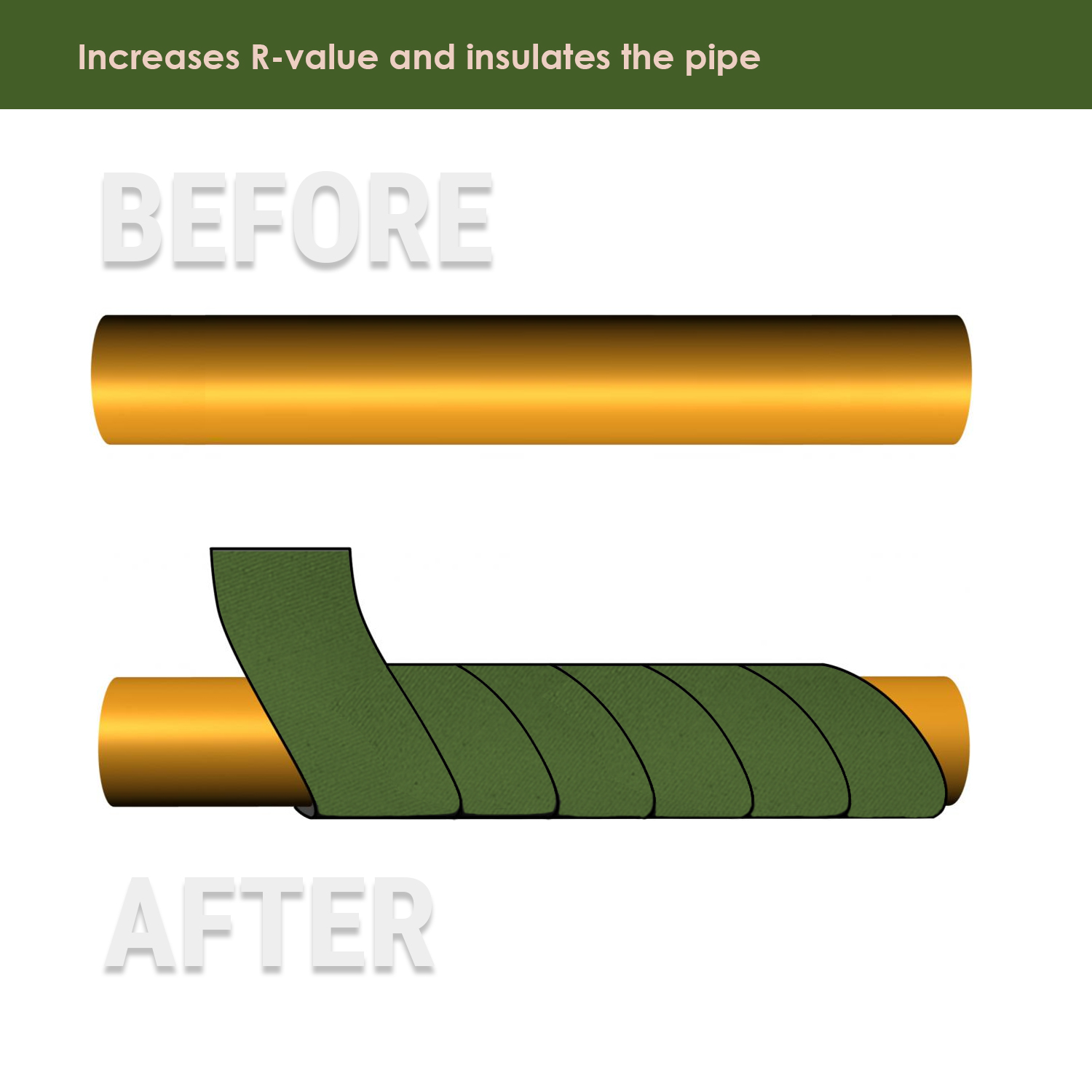  Pipe Insulation - Green / Pipe Insulation / Pipe